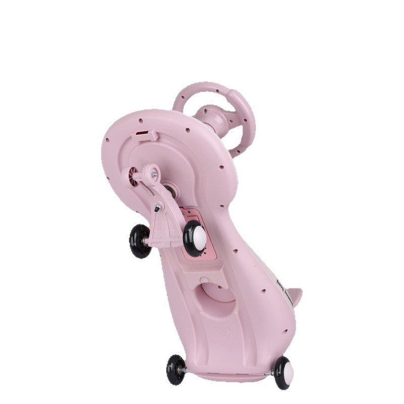 Kids Twist Slide Swing Ride-On Car