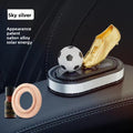 Solar Rotating Football Car Perfume Ornament