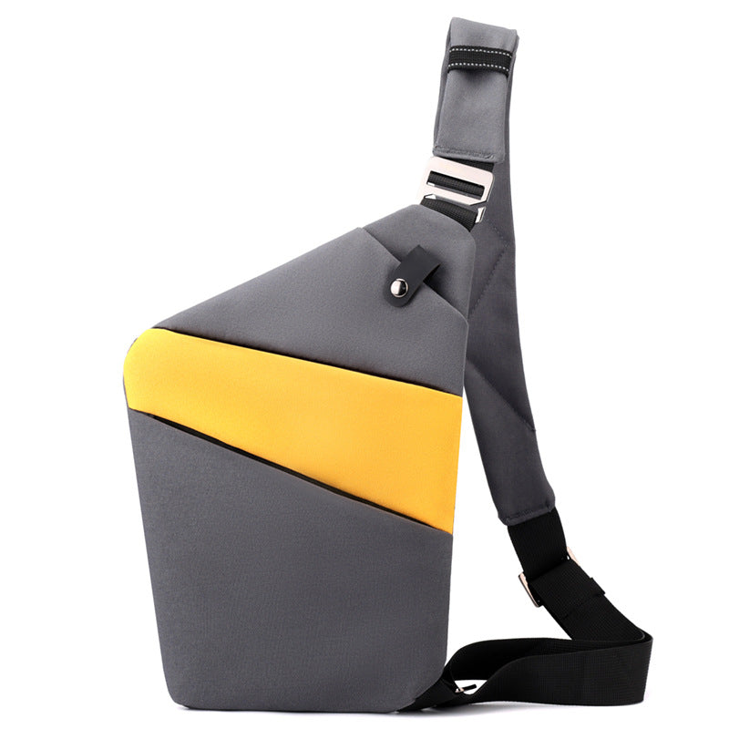 Crossbody Chest Bag with Anti-theft Design