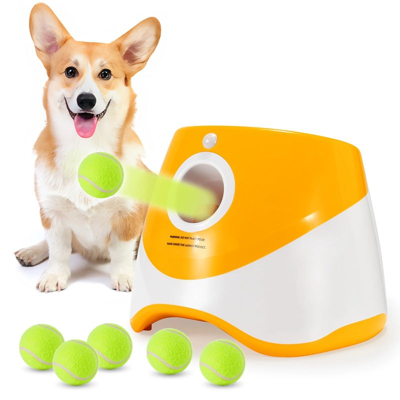 Automatic Pet Ball Throwing Machine USB Charging Interactive Toy
