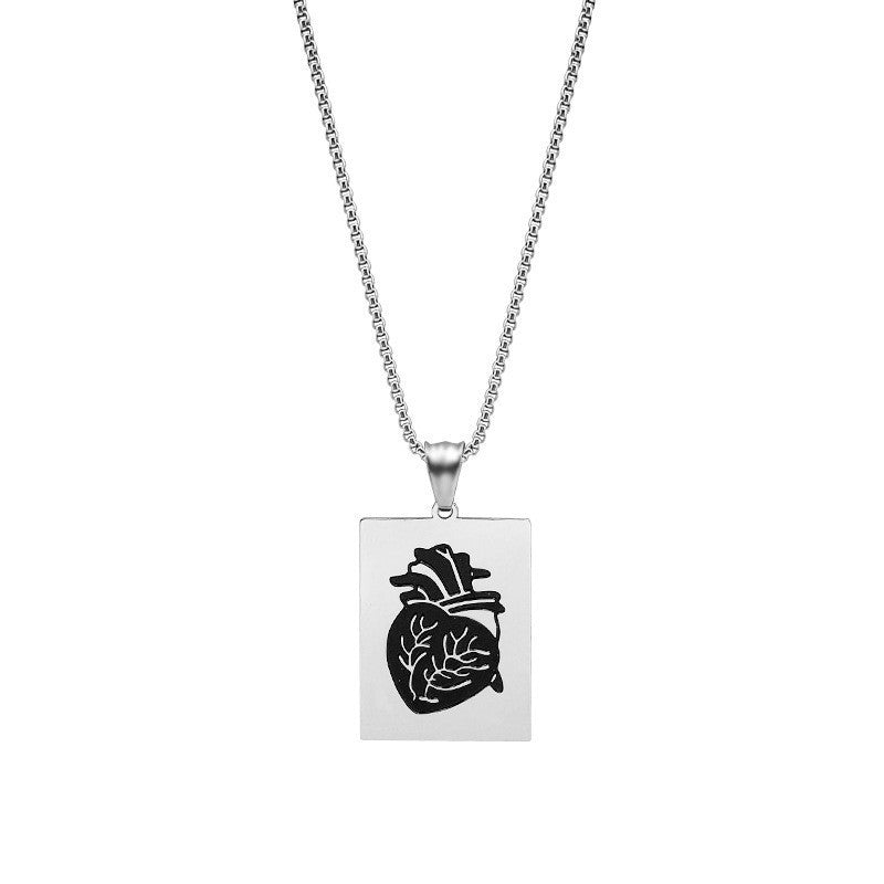 Heart Shaped Alloy Necklace