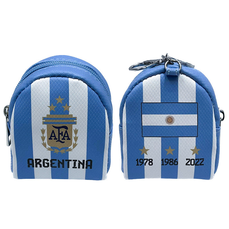 Football Team Coin Purse Key Storage
