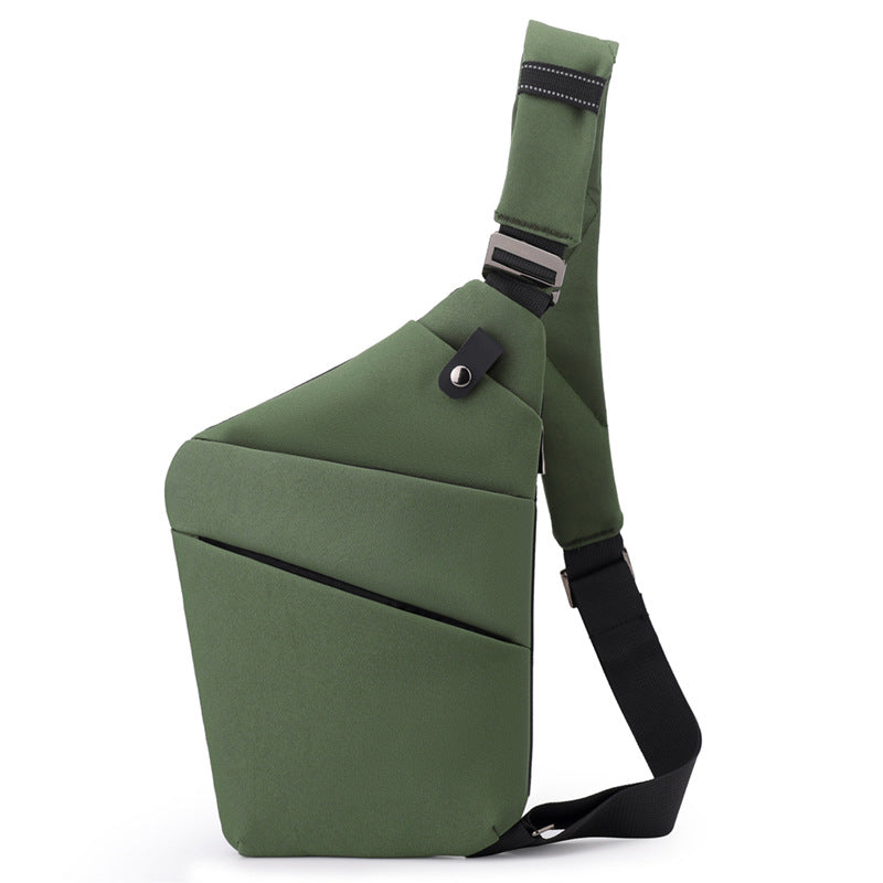 Crossbody Chest Bag with Anti-theft Design
