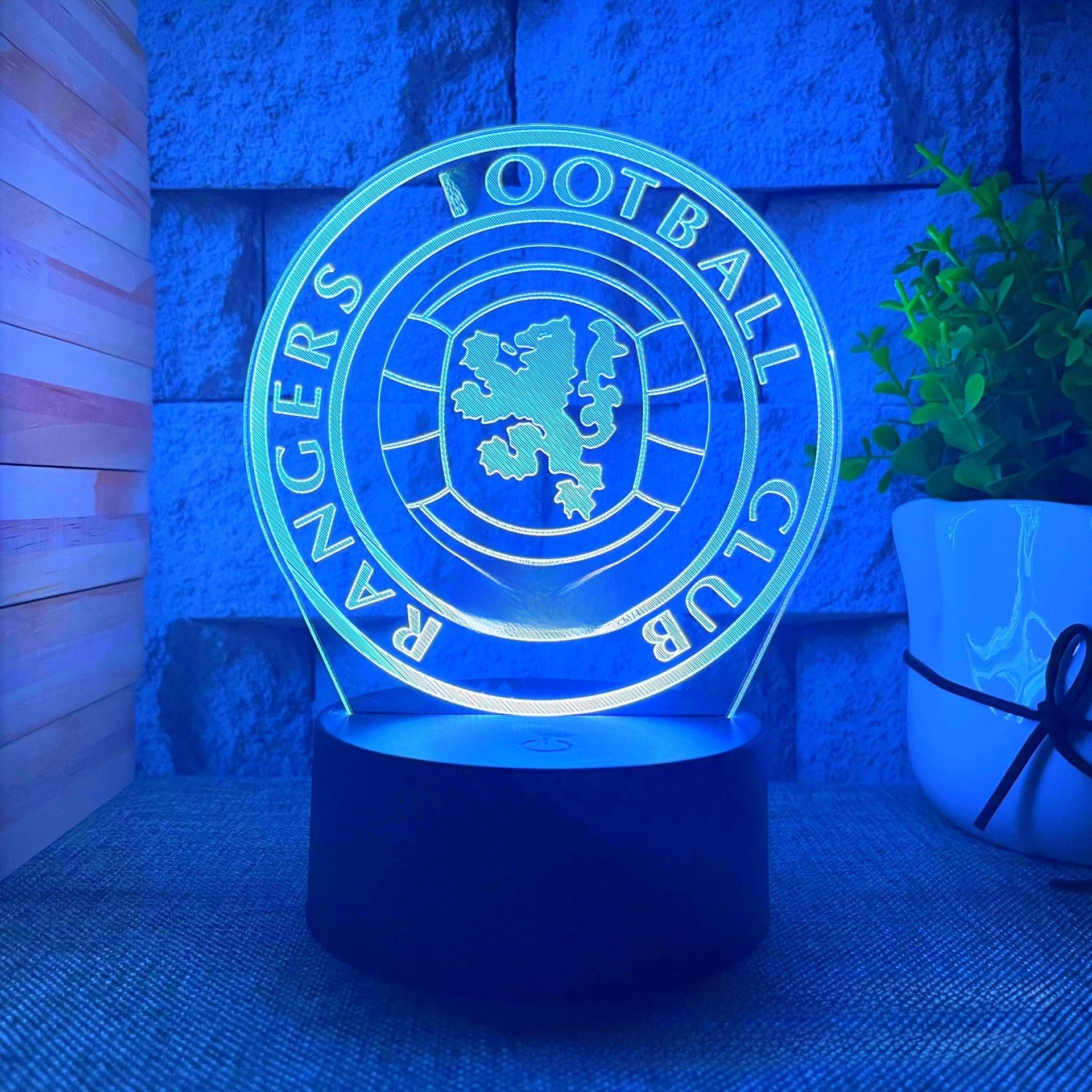 3D nightlight Football Club team logo