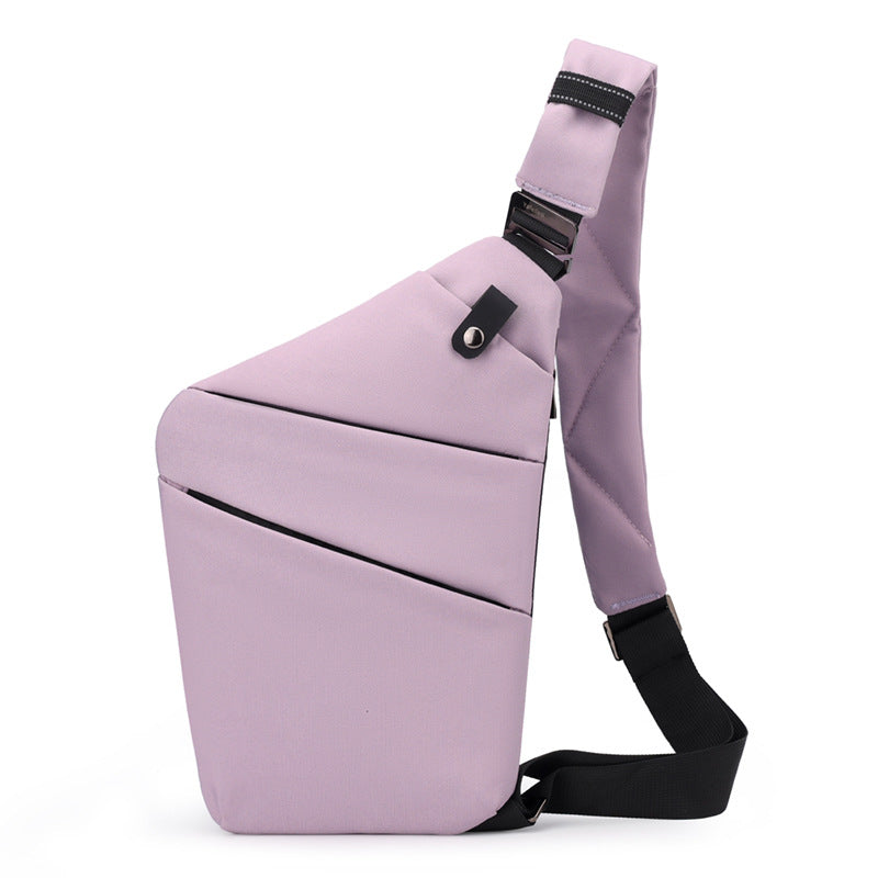 Crossbody Chest Bag with Anti-theft Design