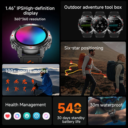 GPS Smart Watch with Health Monitoring