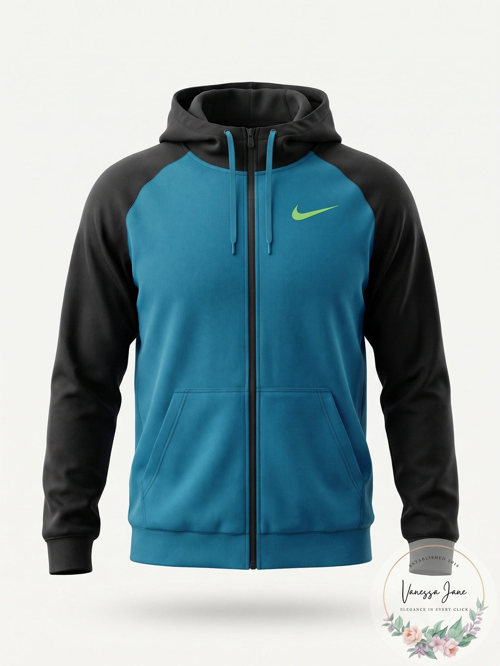 Nike Mens Therma Full Zip Hooded Sweatshirt Energy SC